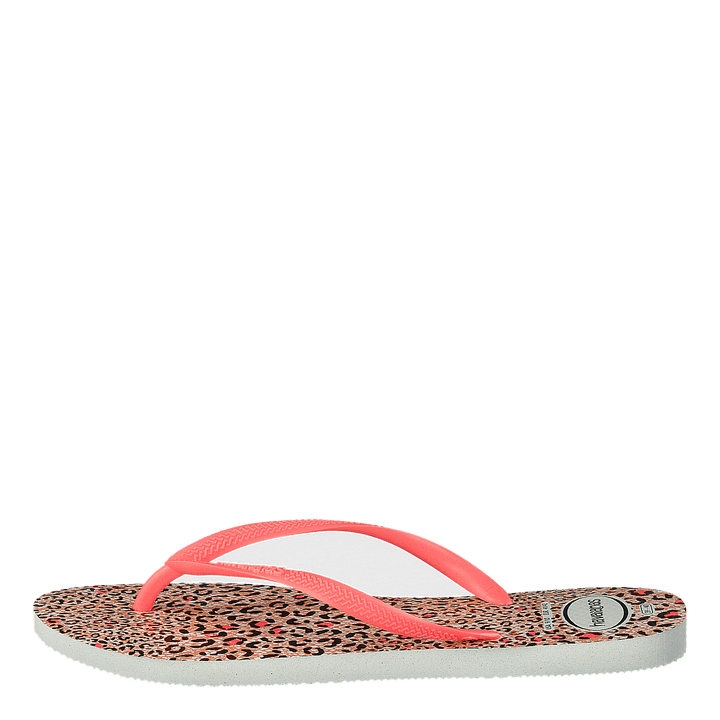 Slim Animals White / Coral New 6577