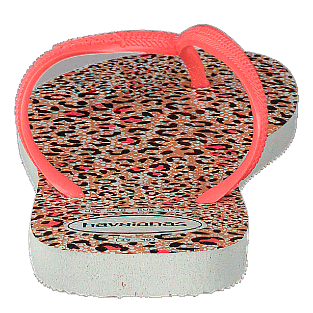 Slim Animals White / Coral New 6577