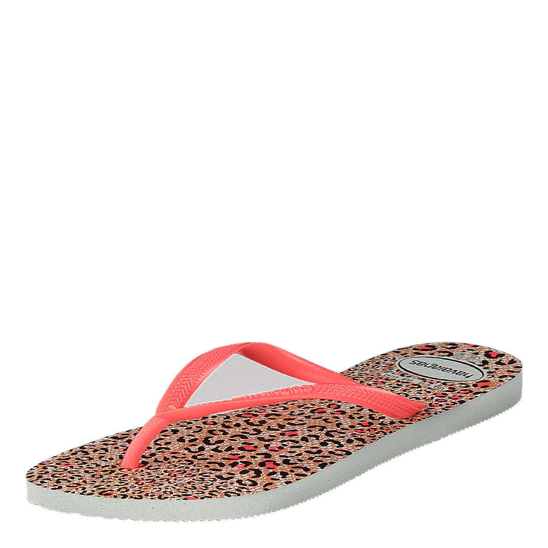 Slim Animals White / Coral New 6577