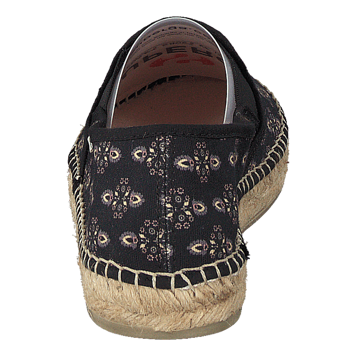 Vibrant Walker Espadrillo Almost Black