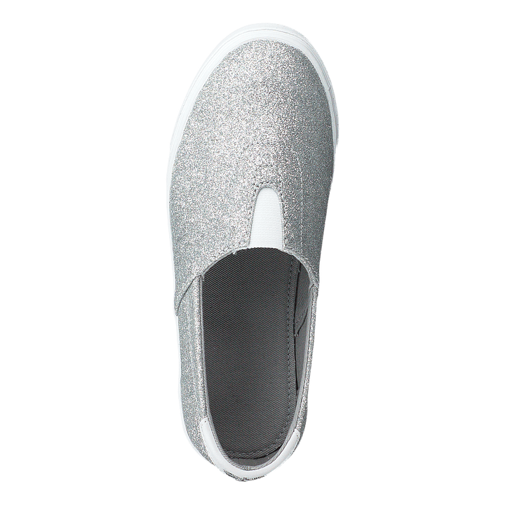 Slip-on Ballerina Glitter Jr Silver