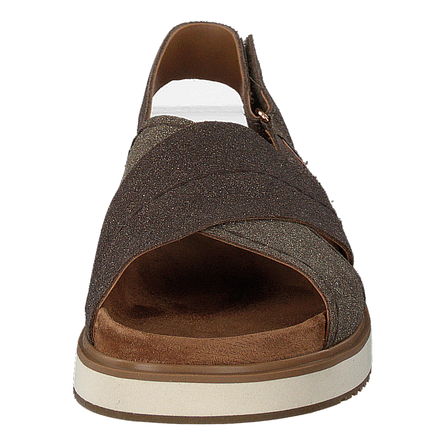 Dusty Gold Star Suede Brown Metallic - Heppo.com