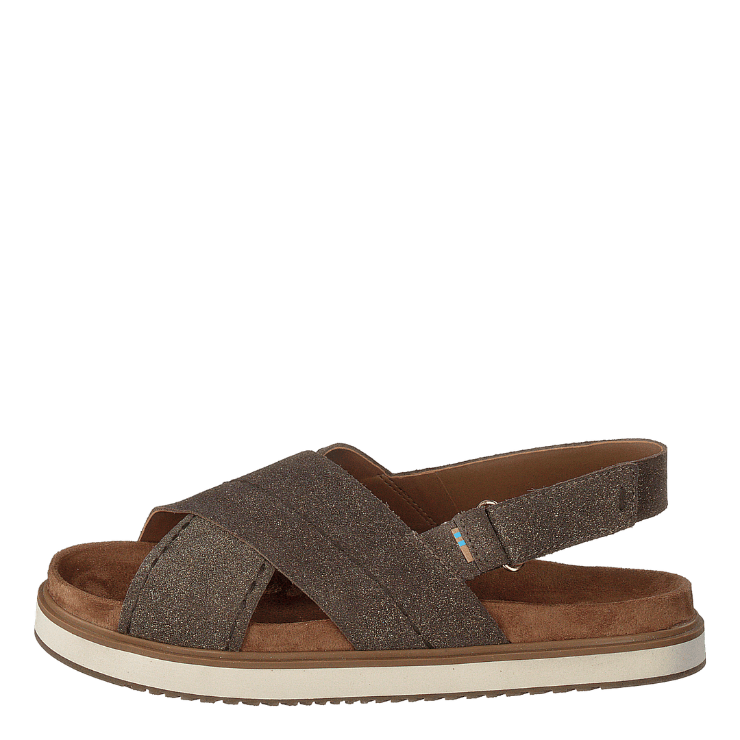 Dusty Gold Star Suede Brown Metallic - Heppo.com