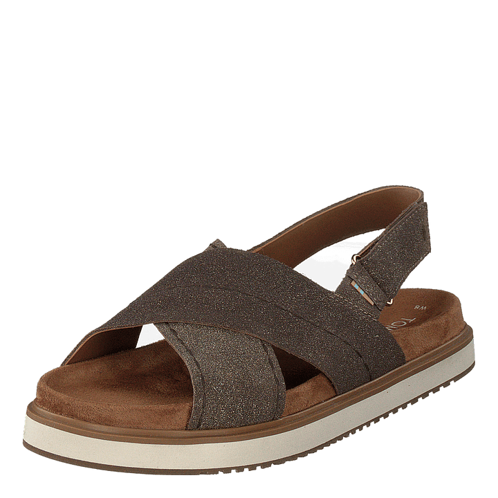 Dusty Gold Star Suede Brown Metallic - Heppo.com