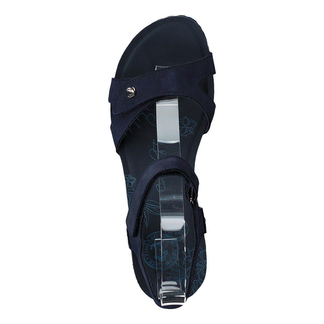 Julia Basics Nobuck Marino/navy