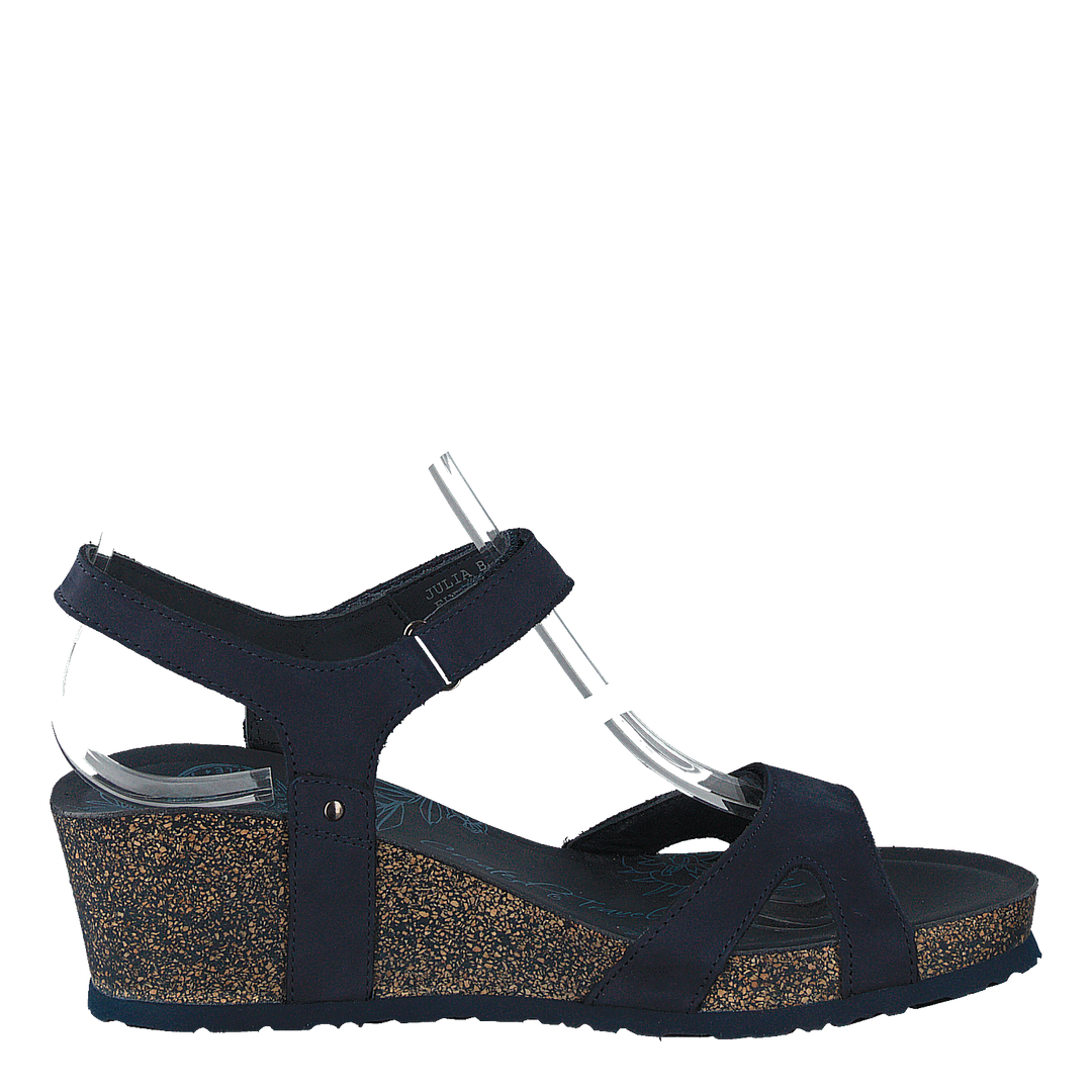 Julia Basics Nobuck Marino/navy