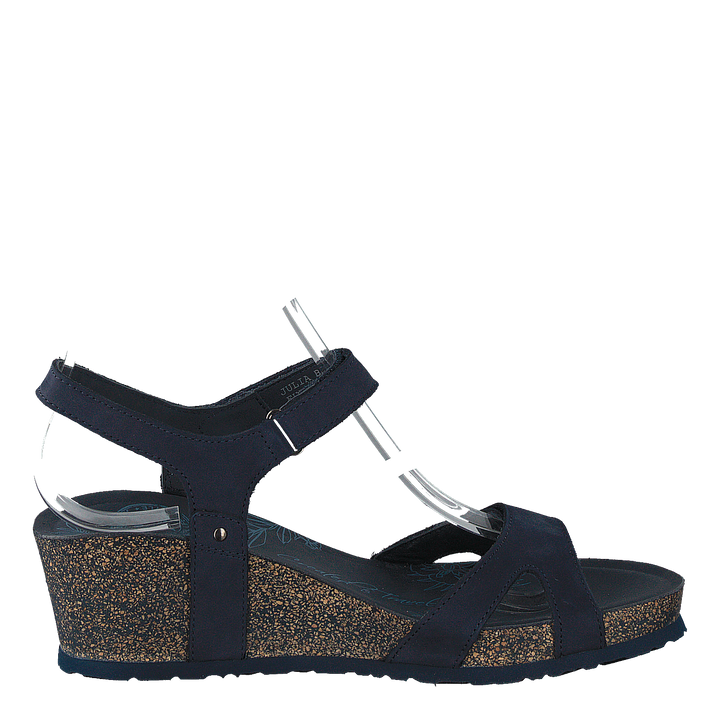 Julia Basics Nobuck Marino/navy