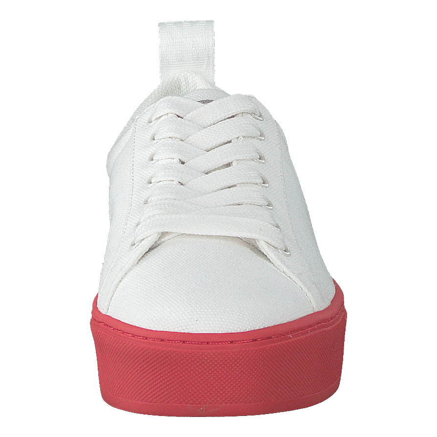 Arlo Three Antique White, Red Outsole