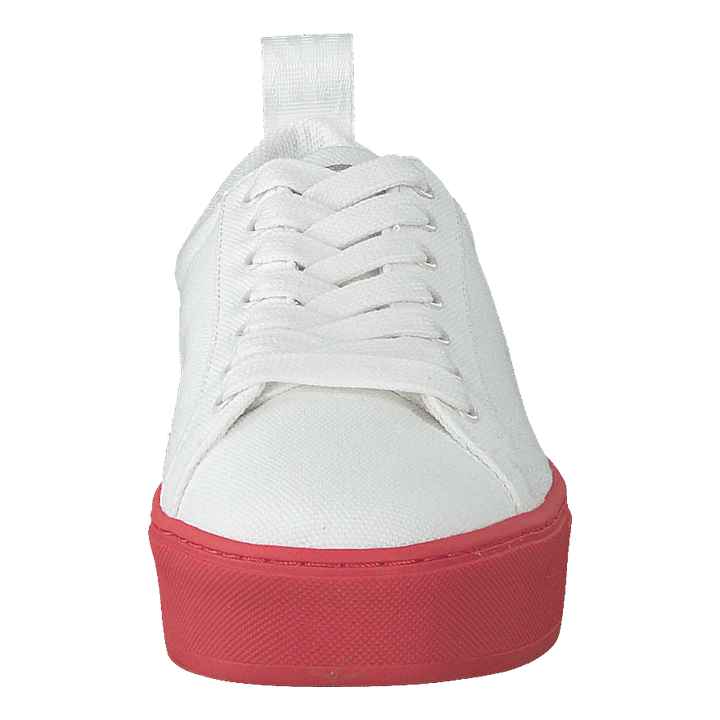 Arlo Three Antique White, Red Outsole