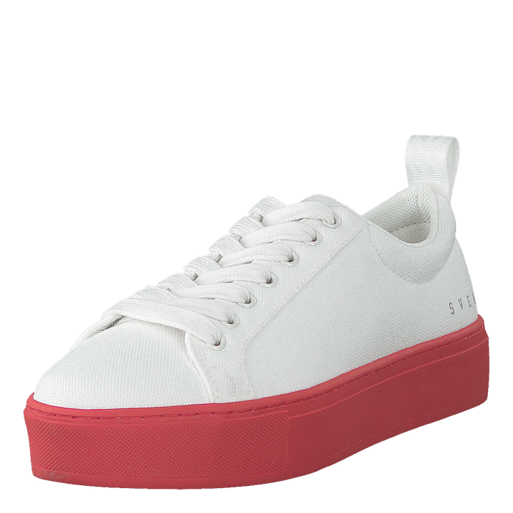 Arlo Three Antique White, Red Outsole