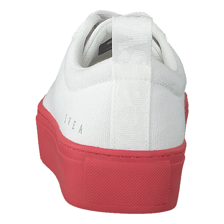 Arlo Three Antique White, Red Outsole