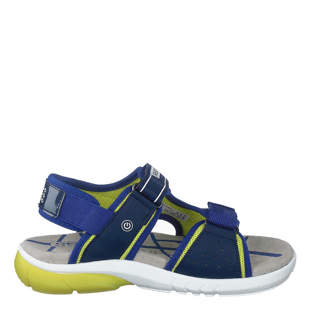 J Sandal Flexyper Bo Navy/lime