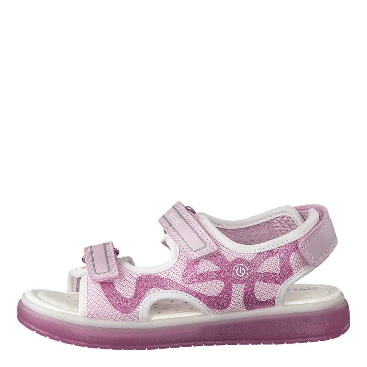 J Sandal Blikk Girl Pink/dark Pink