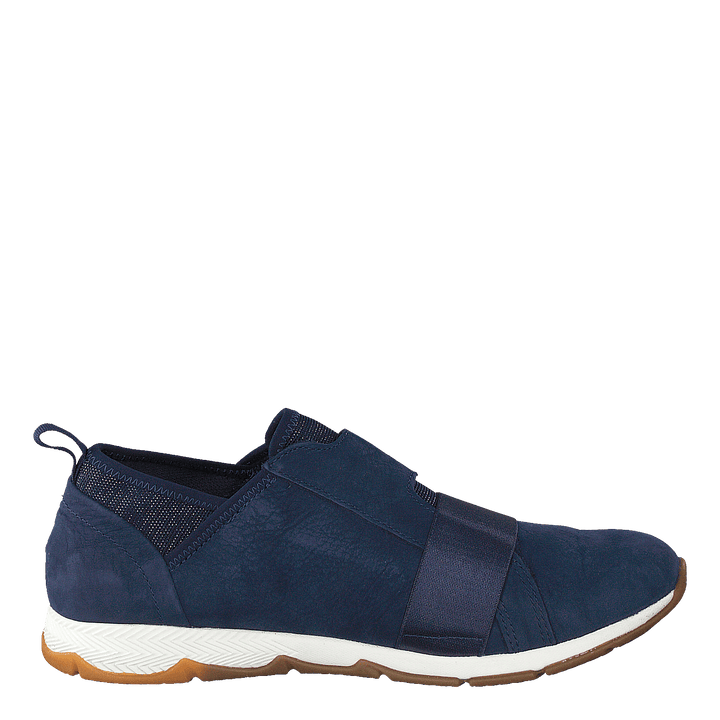 Cesky Strap Slip On Royal Navy Nubuck