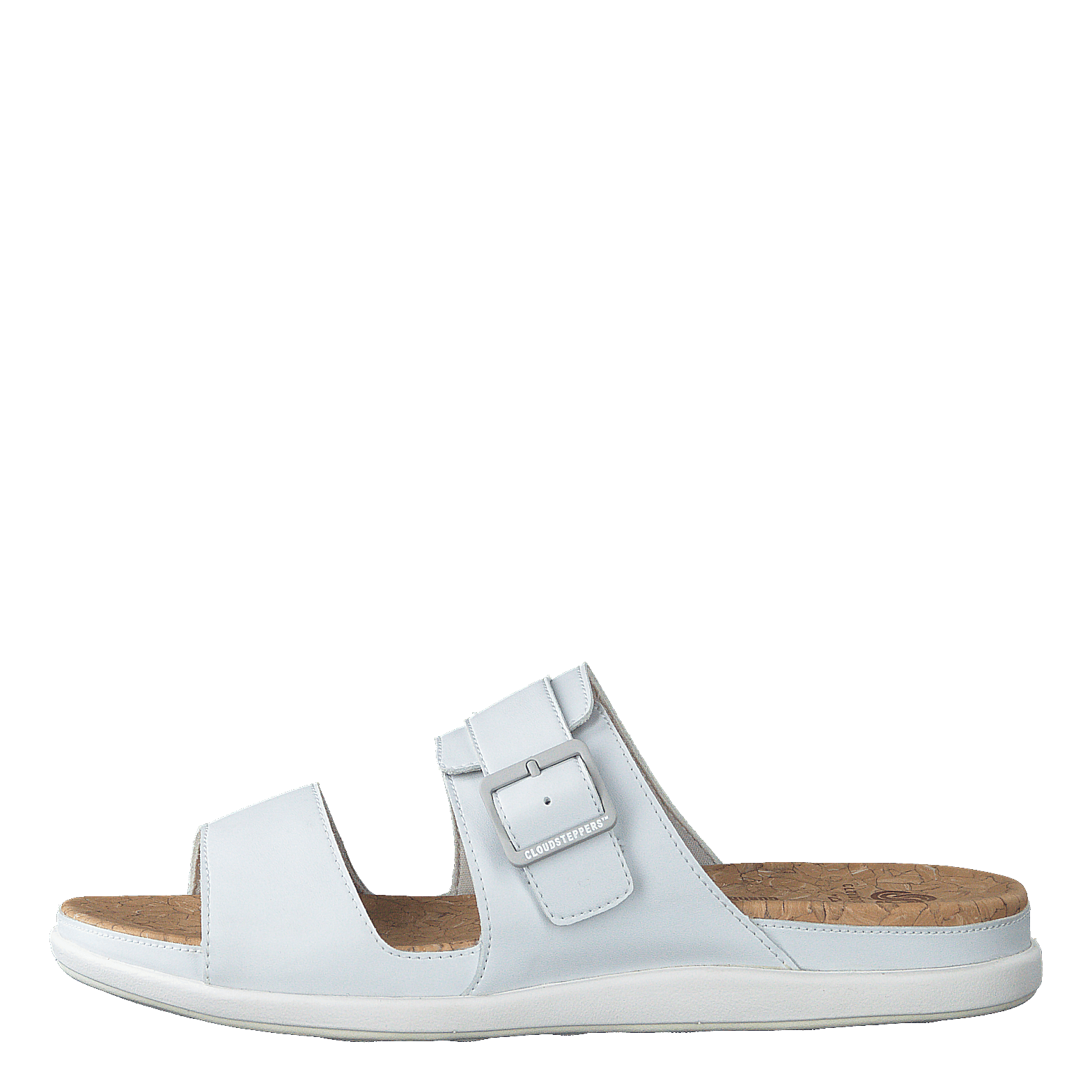 Clarks women's cloudsteppers step sales june tide slide sandals