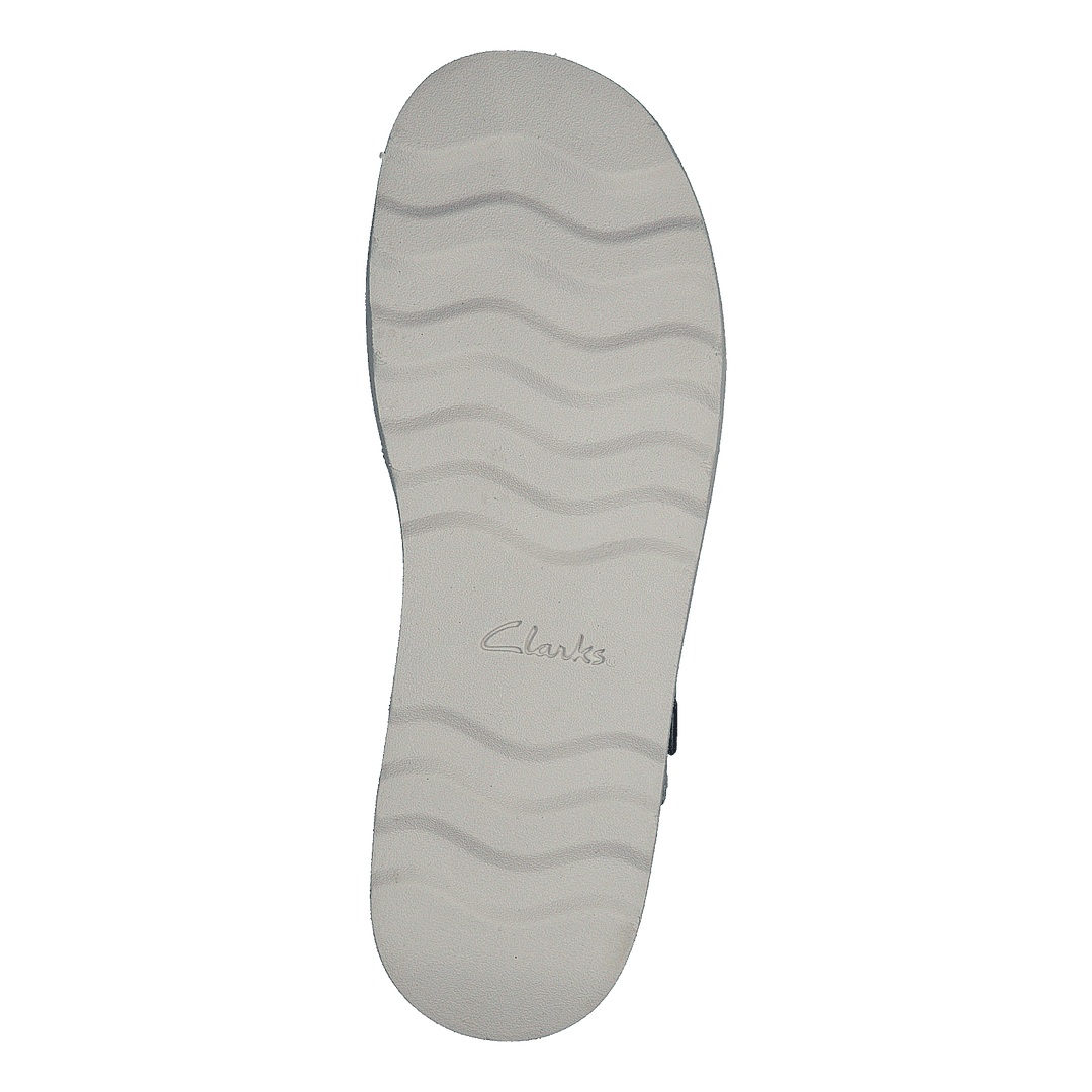 Crown Bloom K White Leather