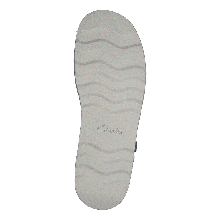 Crown Bloom K White Leather
