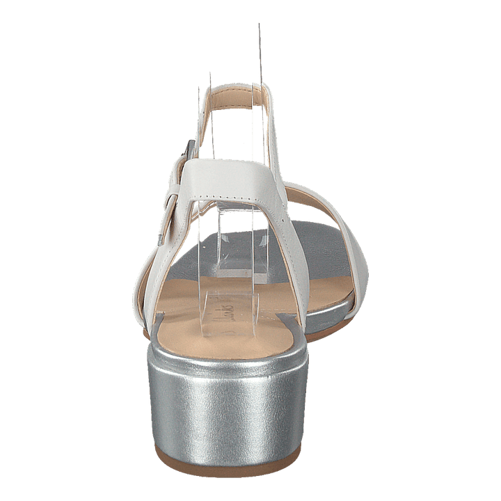 Orabella Iris White Combi Leather