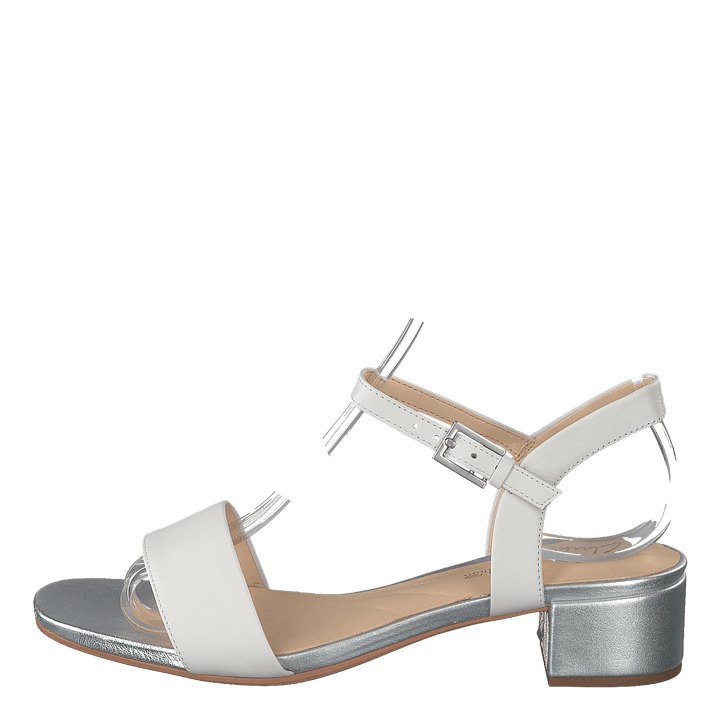Orabella Iris White Combi Leather