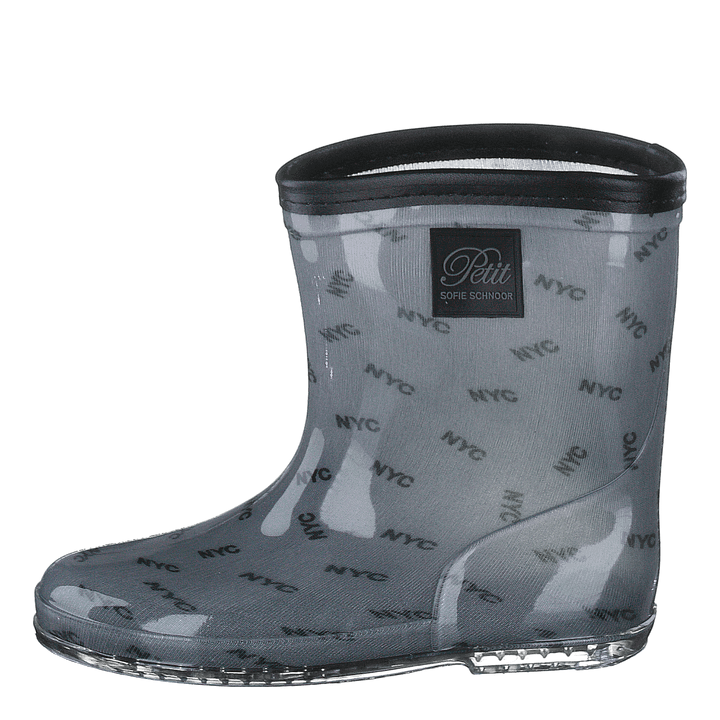 Rubber Boot Baby Nyc All Over Print - Blue