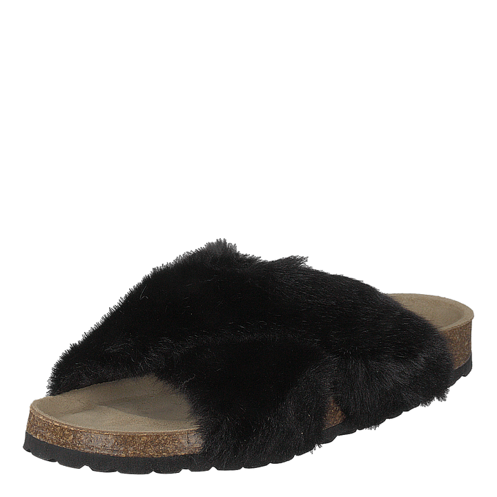 Slipper Blk - Black