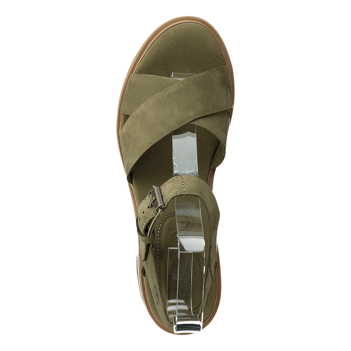 Violet Marsh Cross Band Olive Nubuck