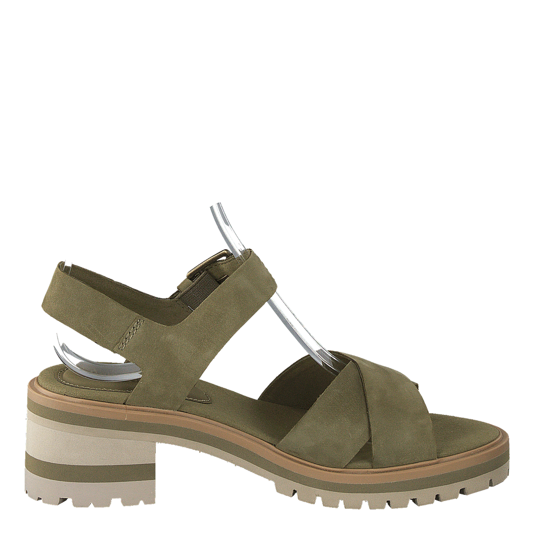 Violet Marsh Cross Band Olive Nubuck