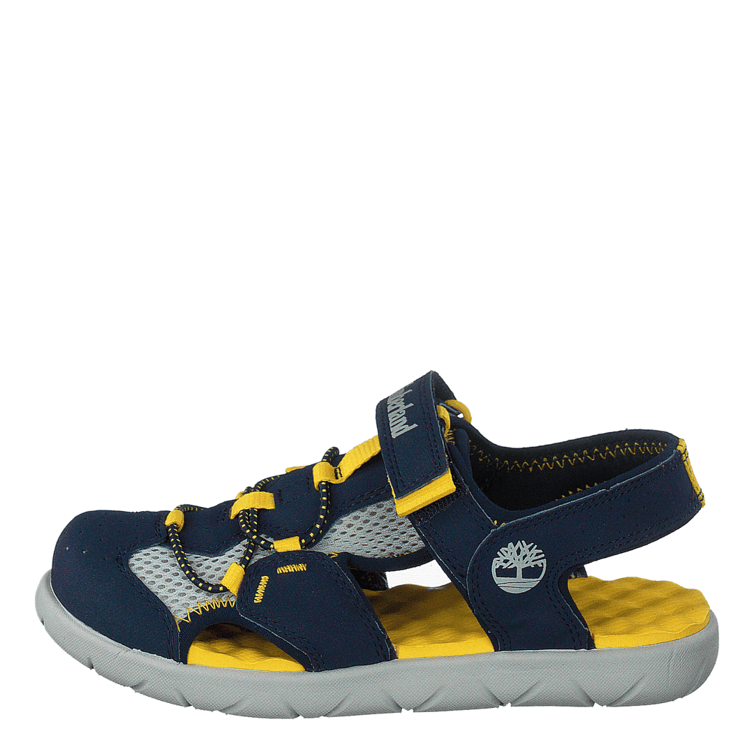 Perkins Row Fisherman Navy/yellow - Heppo.com