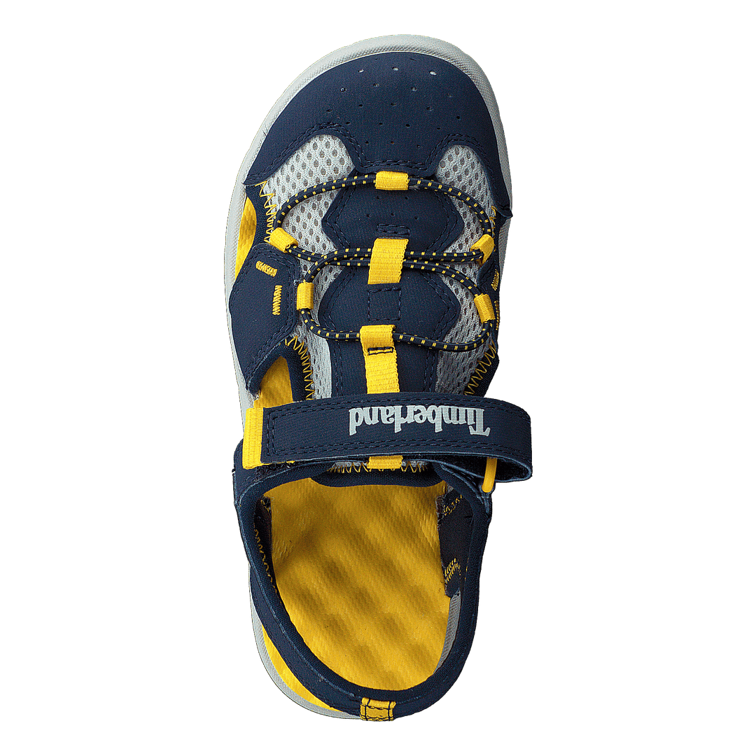 Perkins Row Fisherman Navy/yellow - Heppo.com