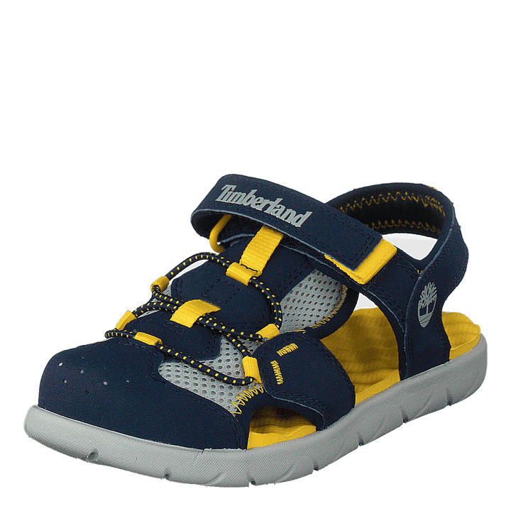 Perkins Row Fisherman Navy/yellow - Heppo.com