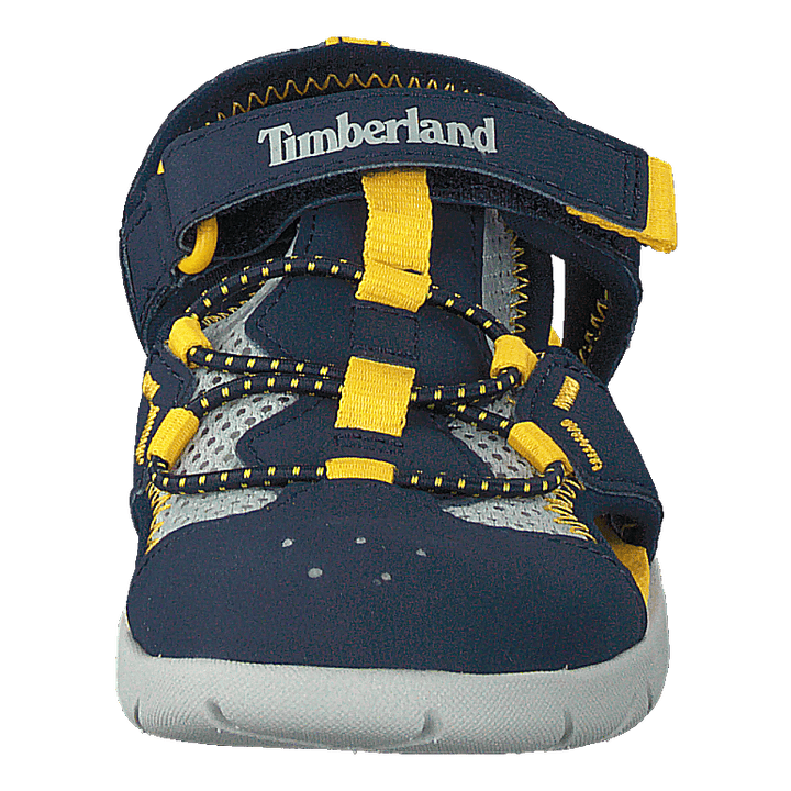 Perkins Row Fisherman Navy/yellow