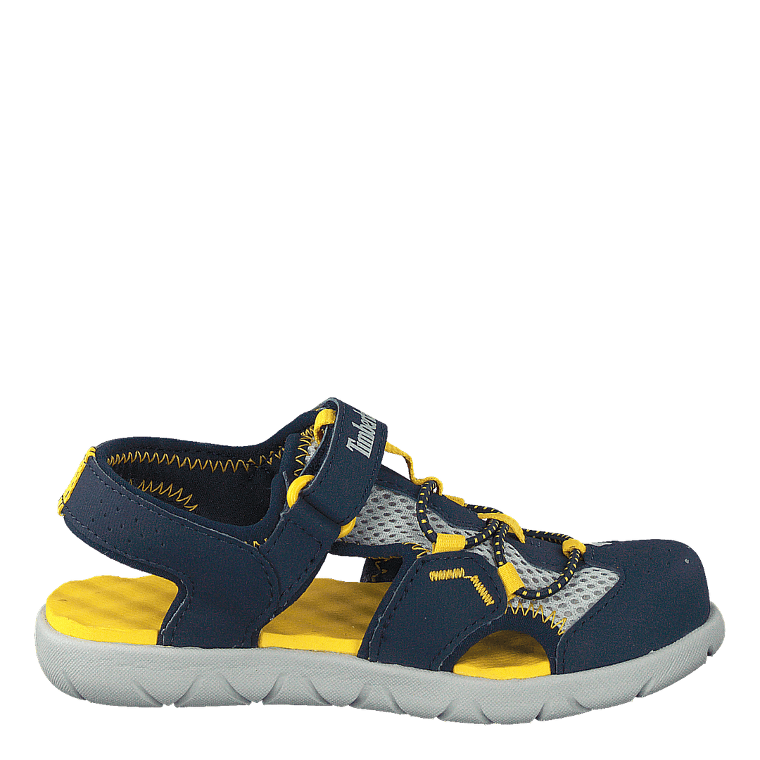 Perkins Row Fisherman Navy/yellow
