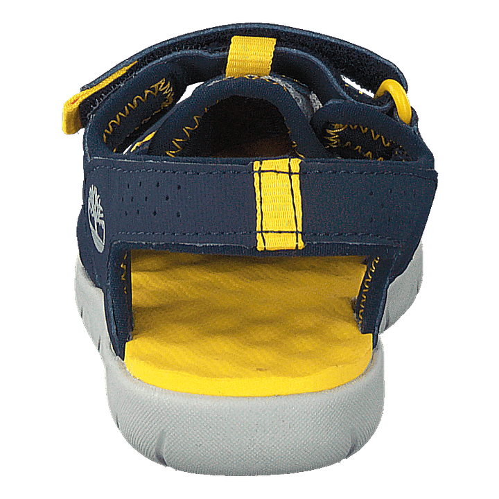 Perkins Row Fisherman Navy/yellow
