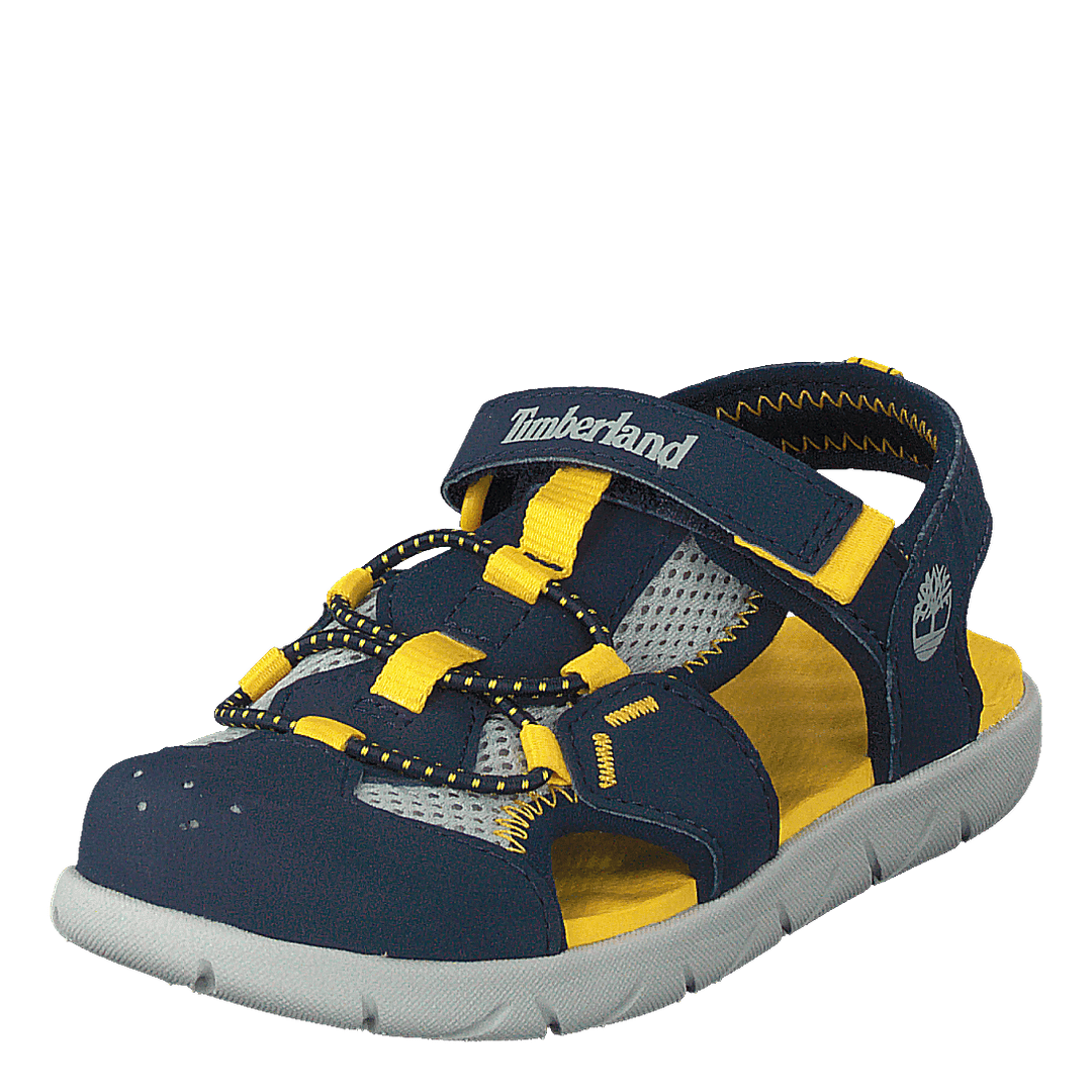 Perkins Row Fisherman Navy/yellow