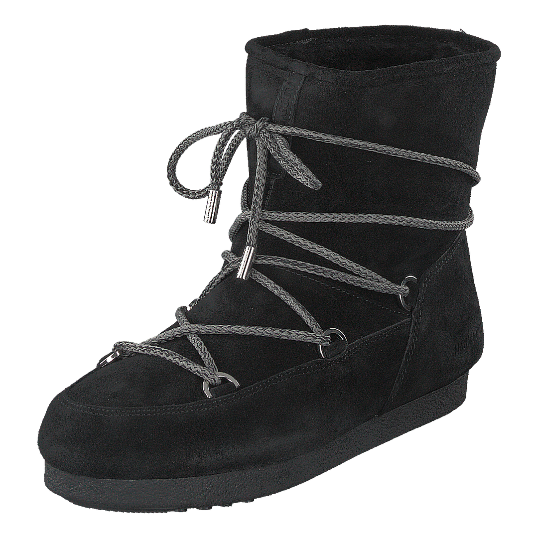 Far Side Low Suede Black