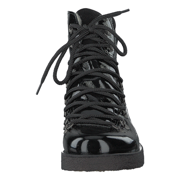 Boot With Laces And D-rings Black / Black