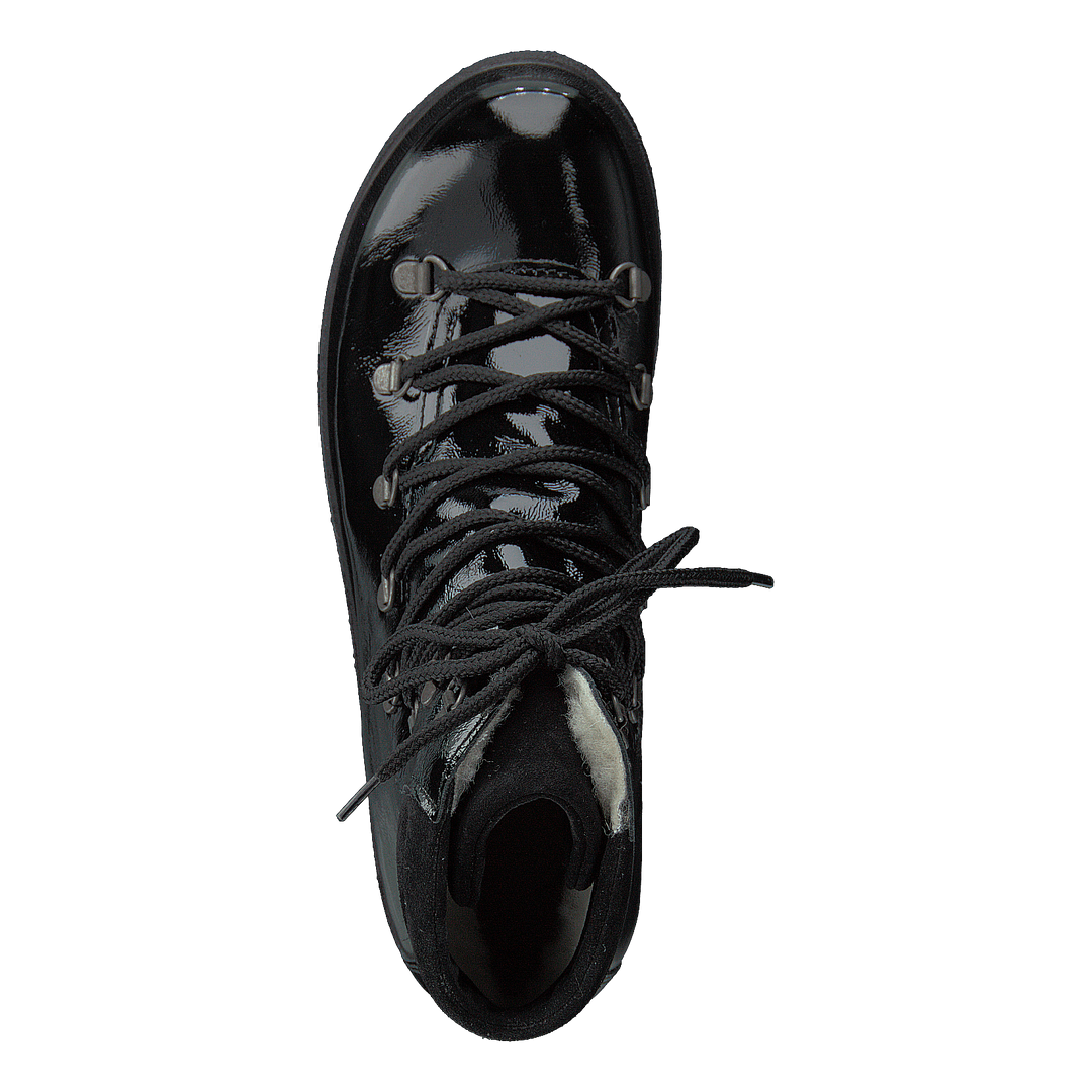 Boot With Laces And D-rings Black / Black