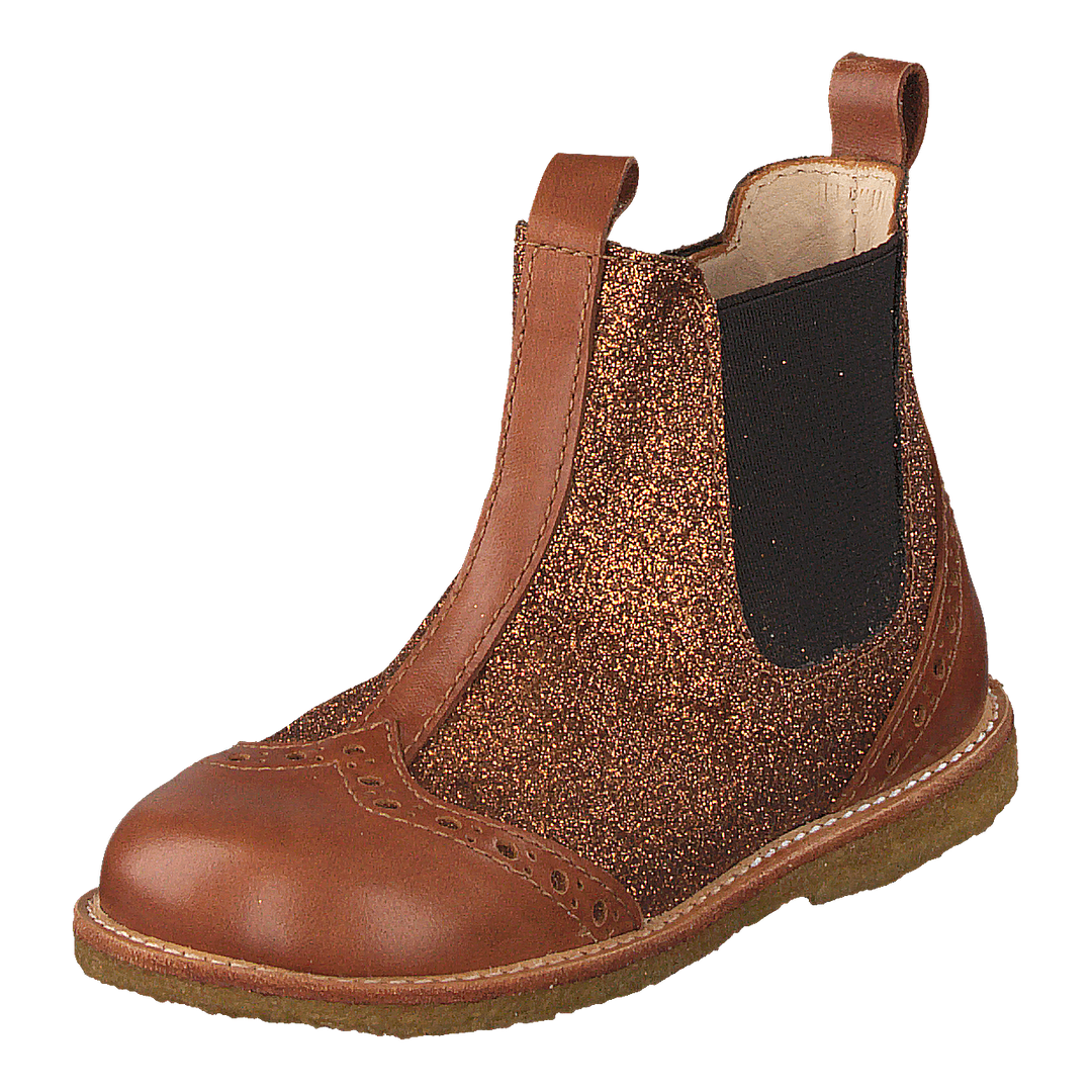 Starter Chelsea Boot With Elas Cognac/rust Gl./brown