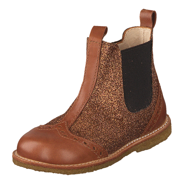Starter Chelsea Boot With Elas Cognac/rust Gl./brown