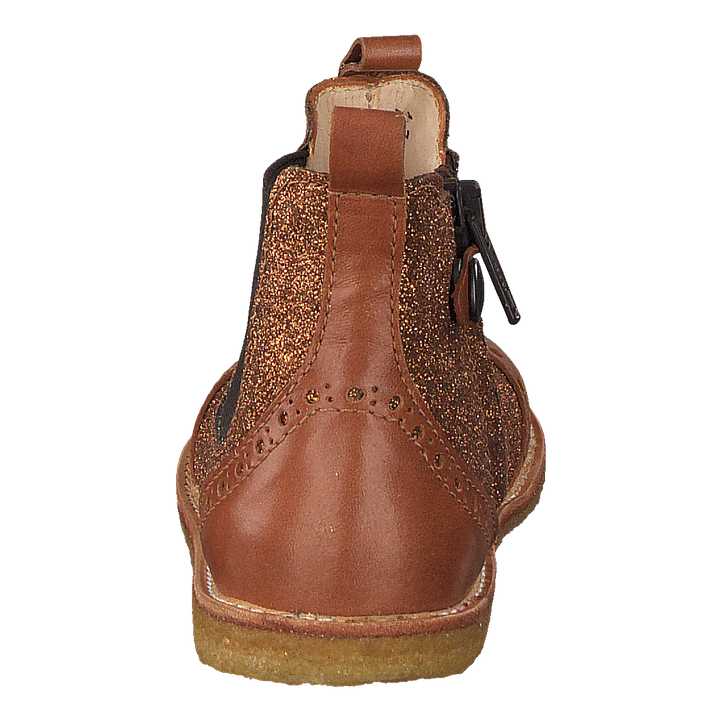 Starter Chelsea Boot With Elas Cognac/rust Gl./brown