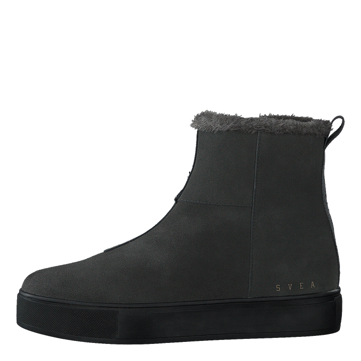 Suede Pile Boot Grey