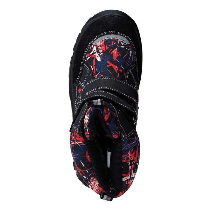 414-6107 Waterproof Warm Lined Navy/red