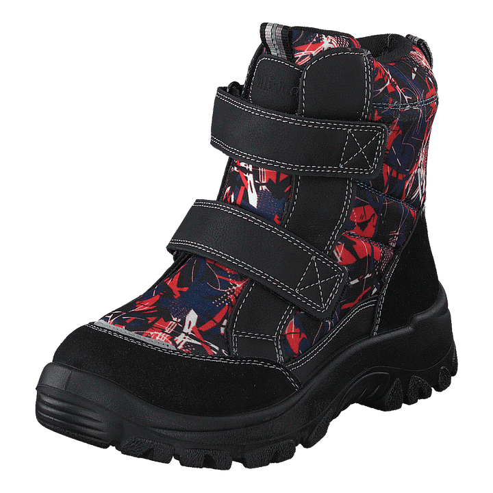 414-6107 Waterproof Warm Lined Navy/red