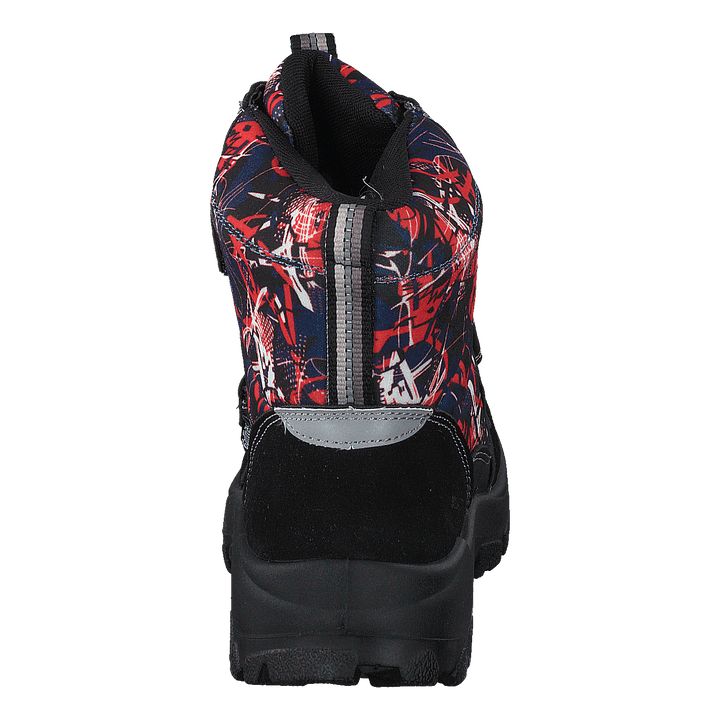 414-6107 Waterproof Warm Lined Navy/red