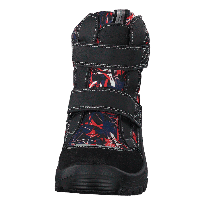 414-6107 Waterproof Warm Lined Navy/red