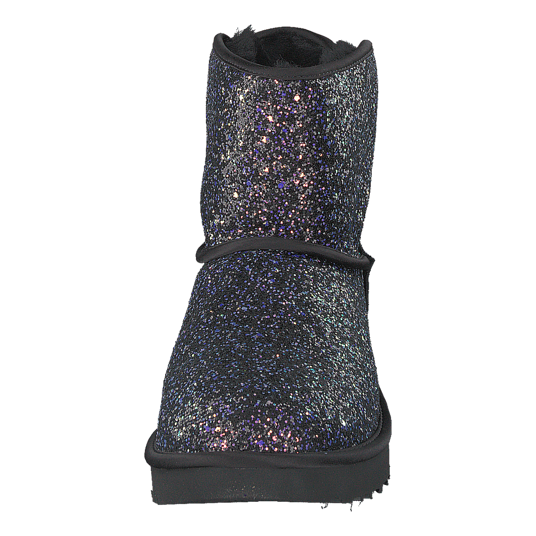 Classic Mini Bow Cosmo Black Glitter