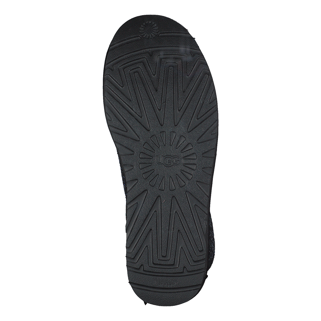 Classic Mini Bow Cosmo Black Glitter