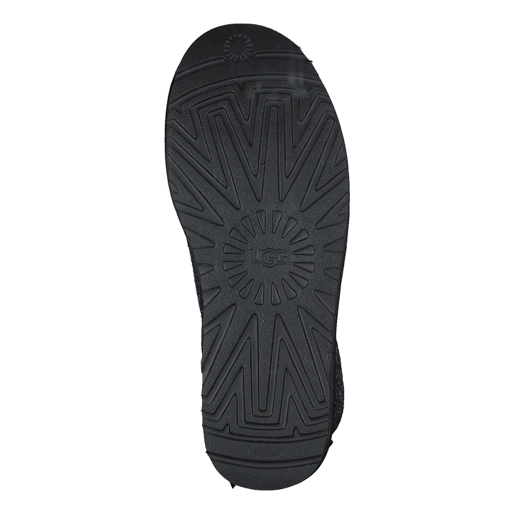 Classic Mini Bow Cosmo Black Glitter