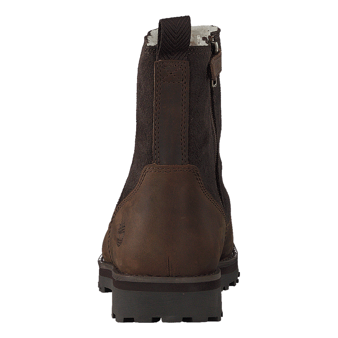 Courma Kid Warm Lined Boot Dark Brown