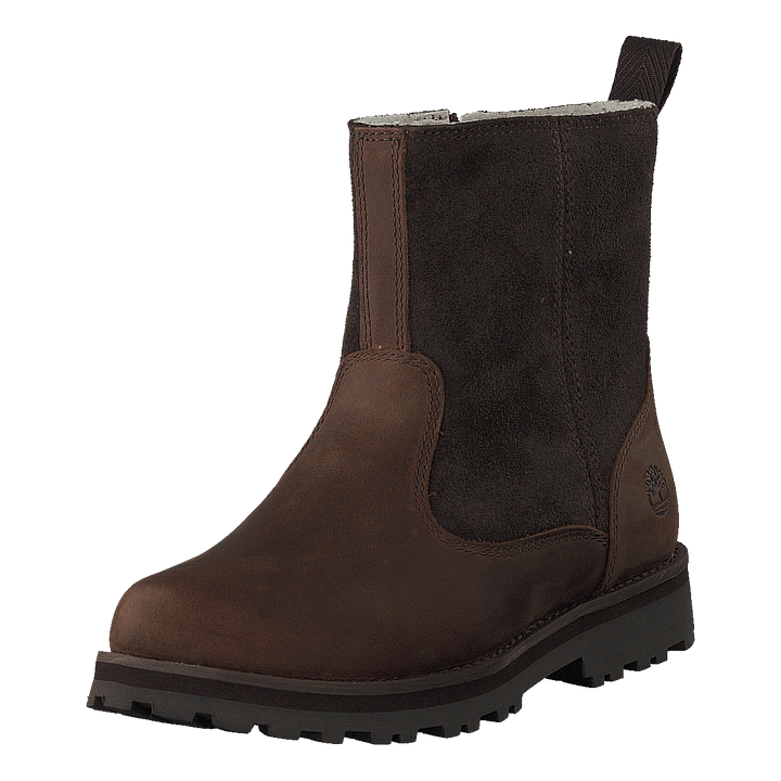 Courma Kid Warm Lined Boot Dark Brown